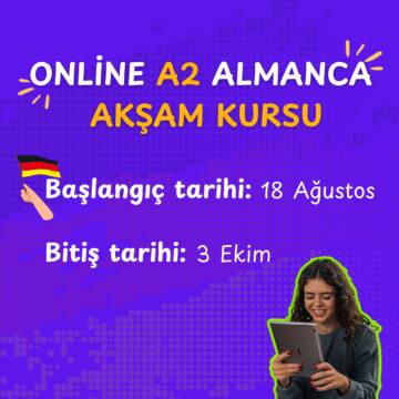 18 Ağustos A2 Almanca