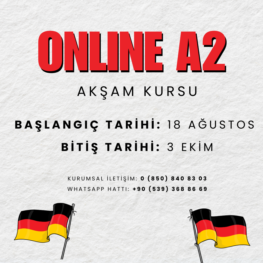 18 Ağustos A2 Almanca