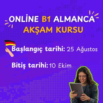 25 Ağustos B1 Almanca