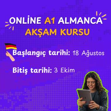18 Ağustos A1 Almanca