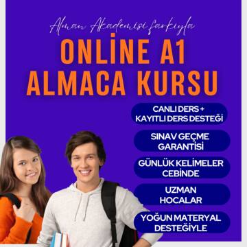 Aile Birleşimi A1 Almanca Kursu (Online) 22 Aralık Başlangıç