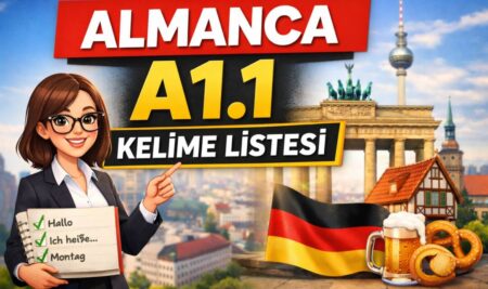 Almanca A1.1 Kelime Listesi ve Etkili Çalışma Rehber (Güncel, 2026)